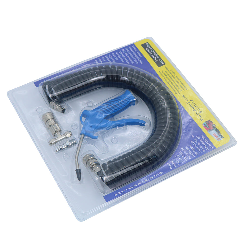 High-pressure air dust cleaning tool for trailer and vehicle maintenance