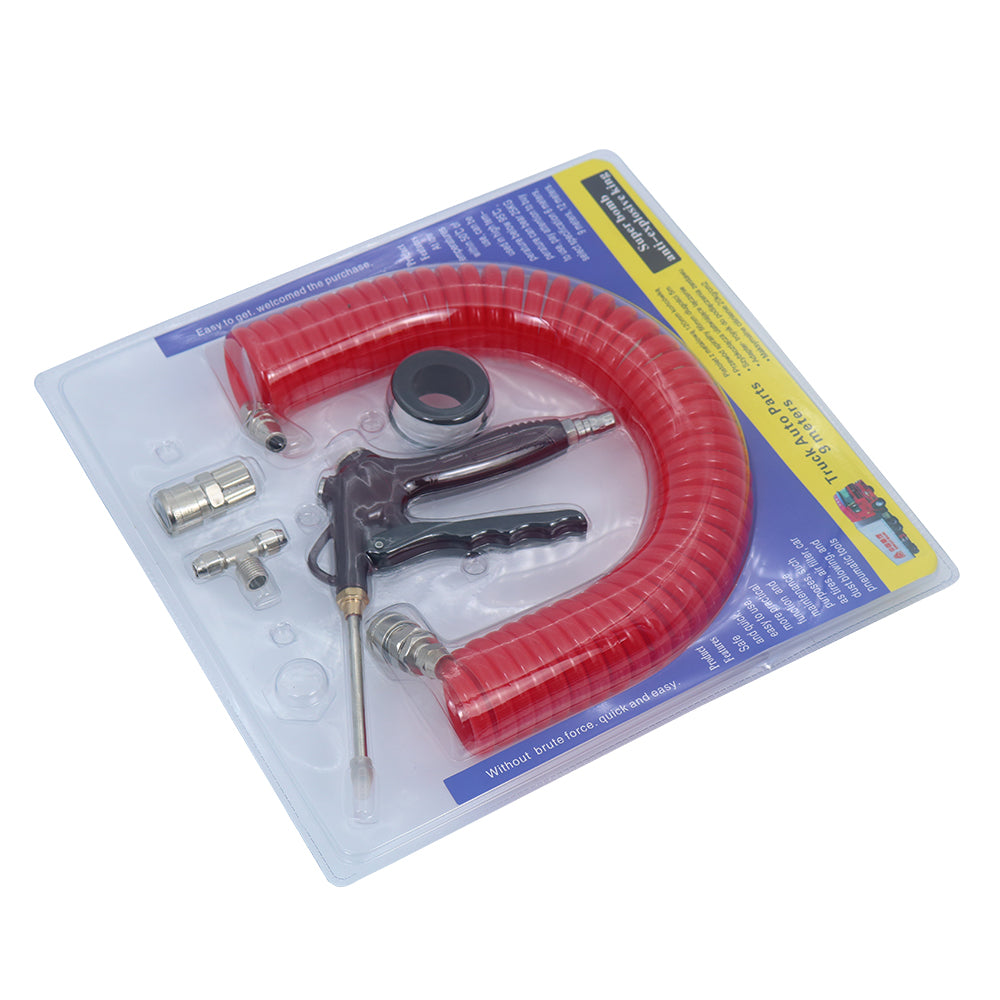 Automotive air duster cleaning tool set high-pressure PU pneumatic kit