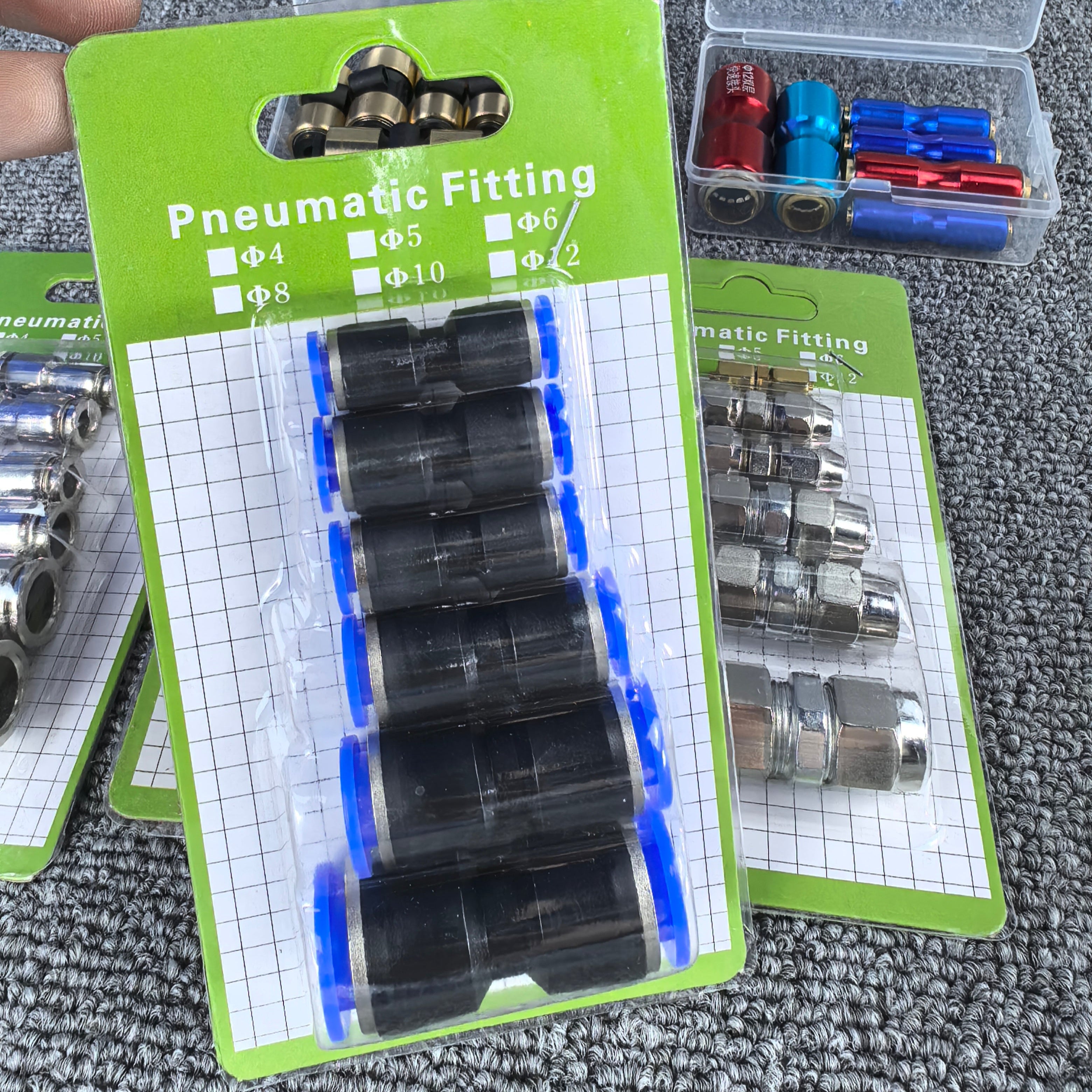 Push-to-connect air fittings – high-performance one-touch couplers for truck pneumatic hoses