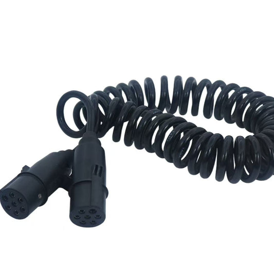 Conjunto de tubos de cables para automoción, para transmisión de señales eléctricas, con conectores de plástico