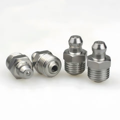 Straight and bent grease fittings for automotive and industrial applications