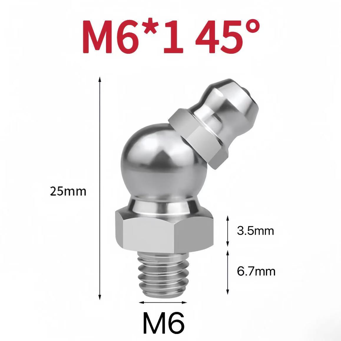 High-strength stainless steel grease fitting for trucks, trailers, and cars
