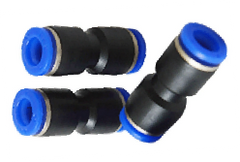 Push-to-connect air hose couplers for trailer and semi-truck pneumatic systems
