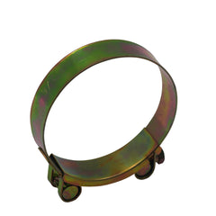 Rust-proof automotive hose clamp for air, fuel, and coolant systems