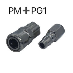 Air compressor pump accessory Type-C quick-lock connector for automotive applications