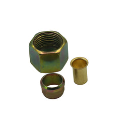 Plastic air line connector for truck and trailer brake systems, corrosion-resistant