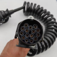 Conducto espiral para cable EBS de 15 núcleos: cable de PU/TPU de alto rendimiento para remolques europeos y sistemas ABS/EBS