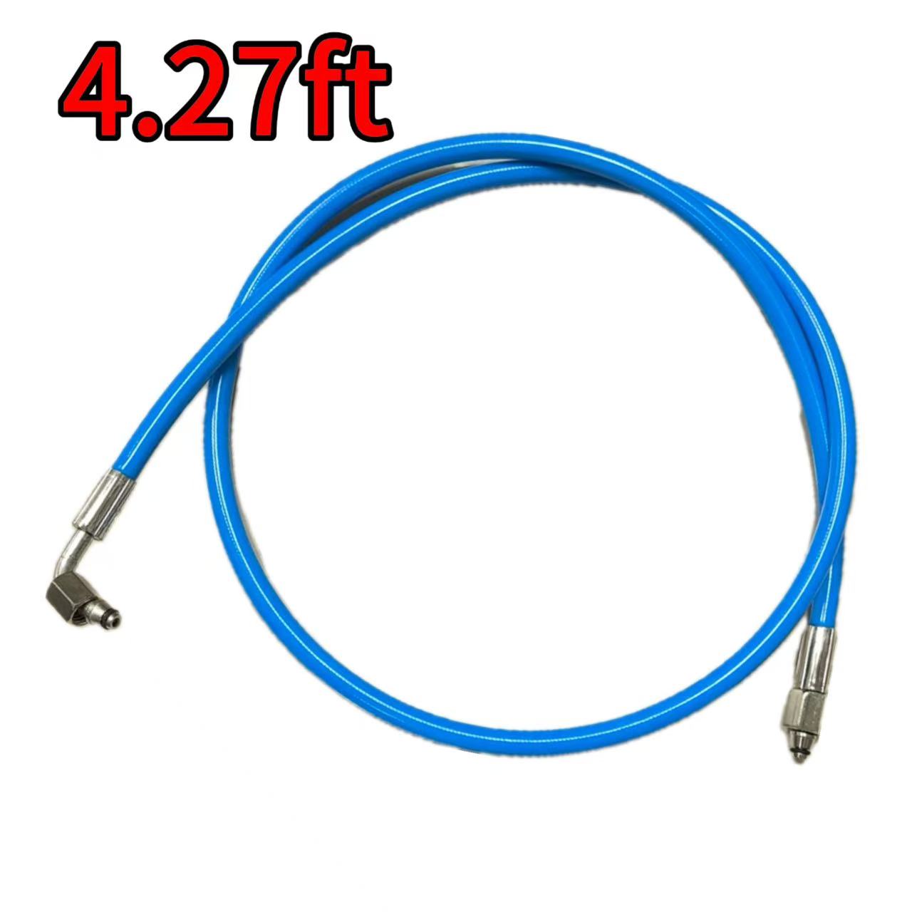 Durable hydraulic pipe and hose accessories for heavy truck cabin lifting