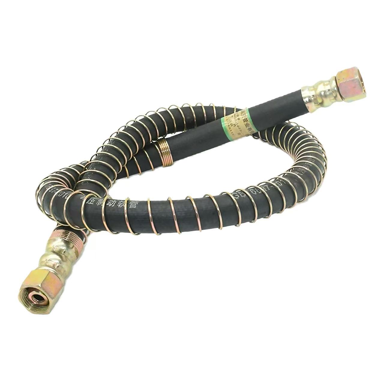 High-pressure trailer brake air hose for pneumatic braking systems