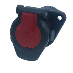 Rubber base for ABS connector on trailers, semi-trailers, and trucks with 7-core and 15-core wire harness