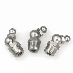 Heavy-duty stainless steel grease nipples for automotive lubrication systems